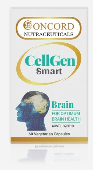 Concord Nutraceuticals CellGen Smart - Premium Brain Health Supplement for Memory & Focus | Ideal for Students, Professionals & Seniors