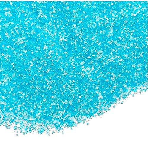 Edible Beach Ocean Water Cake & Cupcake Topper - Coarse Sparkling Water Confetti Sprinkles for Summer Parties, Baby Showers & Nautical Themed Desserts