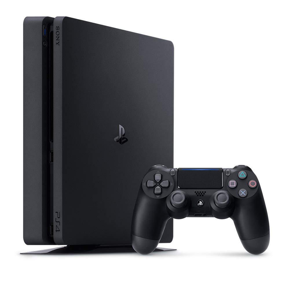 PlayStation 4 Slim 1TB Gaming Console - Black | Latest Model with HDR & High-Speed Performance | Perfect for Home Entertainment & Online Multiplayer Gaming