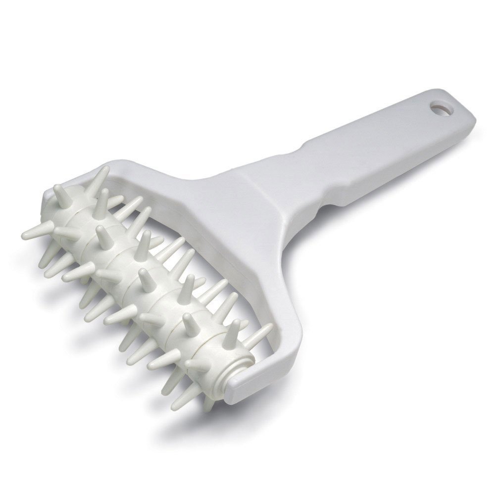 iKito Plastic Pizza Dough Docker Roller - Professional Pastry Dough Pitter for Perfect Pizza Crust - Ideal for Home Baking, Restaurant Use & Pizza Making Enthusiasts