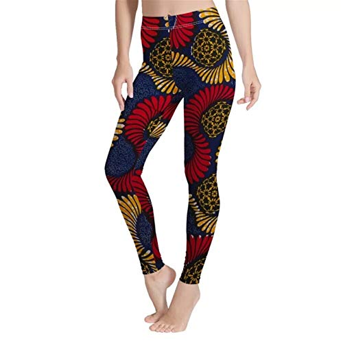 SEANATIVE Women's High Waist Yoga Pants - Gym Fitness Workout Capri Leggings for Running, Yoga & Training | Soft Stretchy Activewear for Women
