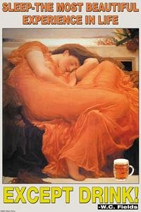 Premium Fine Art Canvas Print - 20x30 Inches - Beautiful Sleep & Dream Wall Decor for Bedroom, Living Room & Office