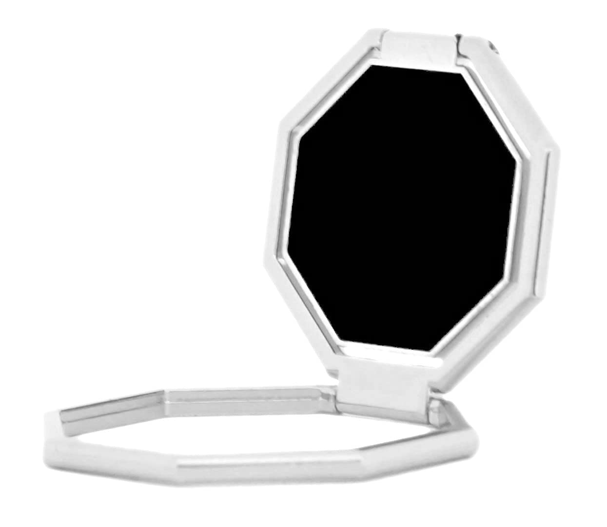 360° Rotating Phone Ring Holder - Adjustable Stand for Selfies & Wall Hook (Silver) - Perfect for Hands-Free Viewing & Stable Selfies