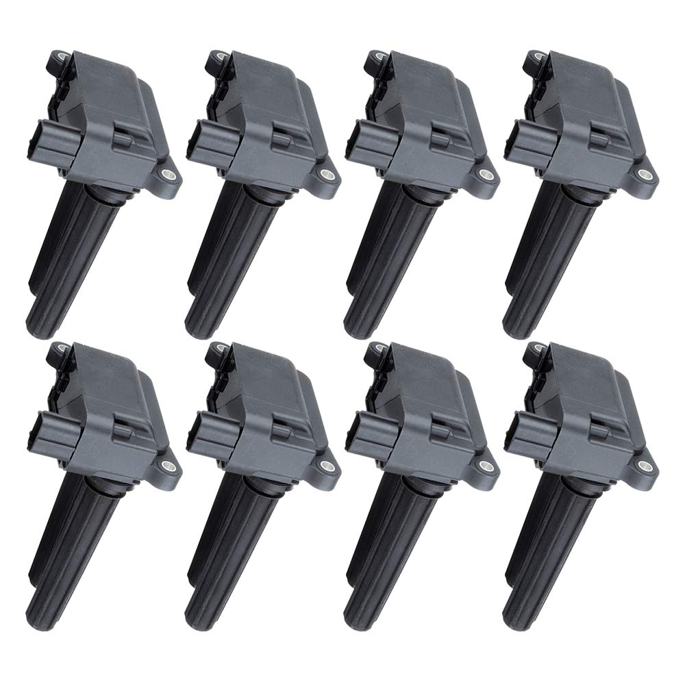 8 Pack Ignition Coils Compatible with Dodge Charger/Challenger/Magnum/Commander 2005-2011 - High Performance Replacement Parts for Smoother Engine Start & Better Fuel Efficiency