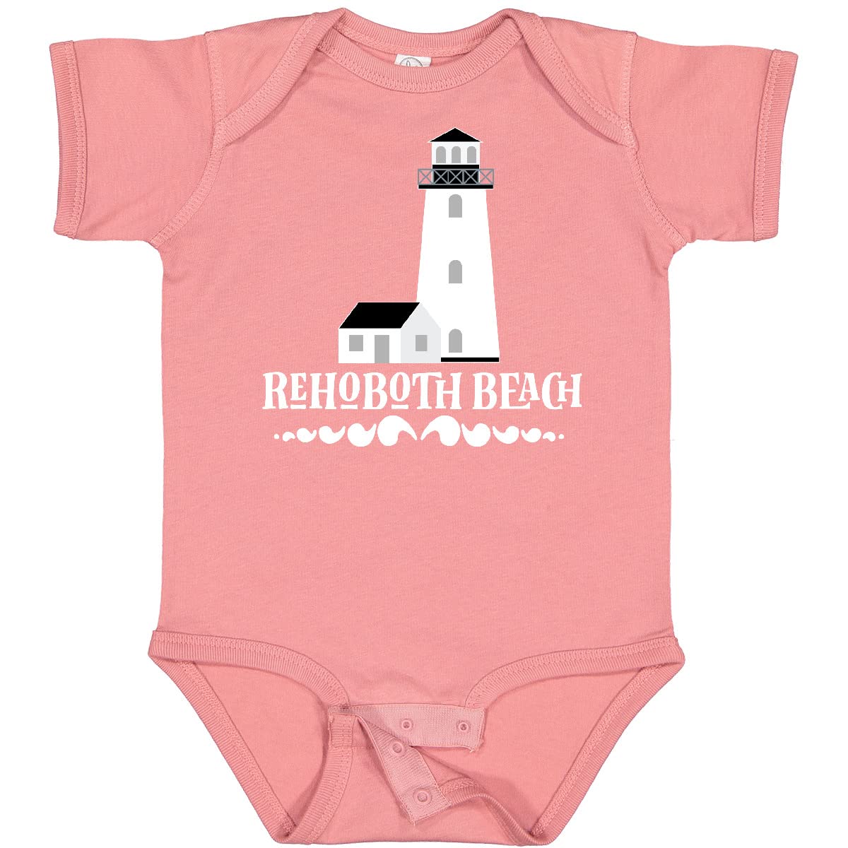 Inktastic Rehoboth Beach Delaware Baby Bodysuit - Soft Cotton Onesie for Newborns & Infants - Perfect Beach Vacation Outfit & Cute Photo Prop