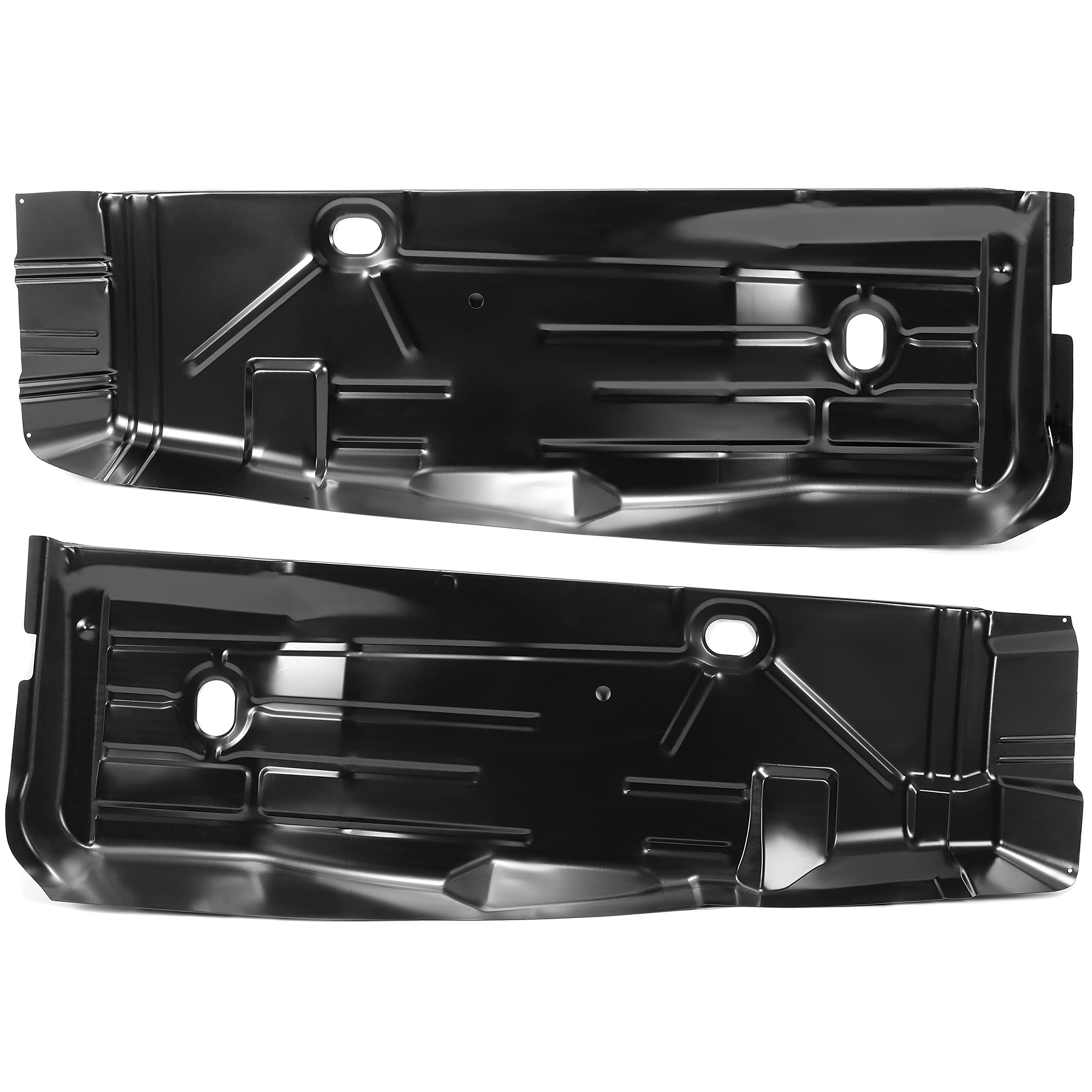 HECASA Black Steel Front Floor Pans Replacement for 1967-1969 Chevy Camaro & Pontiac Firebird - Durable Repair Panels for Classic Car Restoration (Perfect for Rust Repair & Floorboard Replacement)