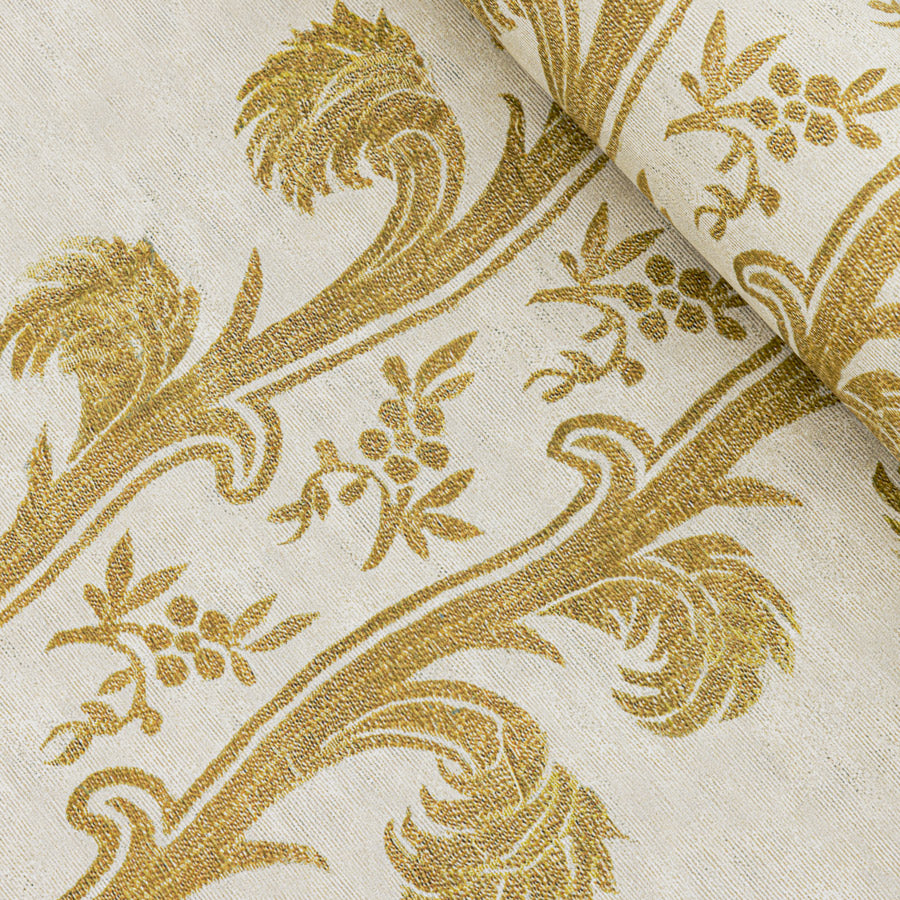 Plume Stripe Wallpaper Samples - Mustard Yellow Peel and Stick Removable Wallpaper for Bedroom, Living Room, Nursery Decor - Self-Adhesive Wallpaper for Easy DIY Home Renovation