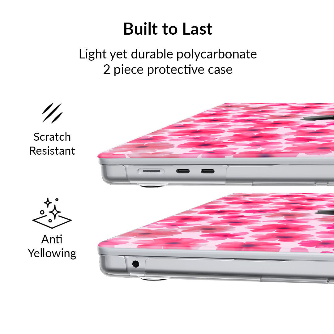 Cherry Blossom MacBook Pro Case 13 inch 2020-2023 - Floral Laptop Cover for MacBook Air & Pro - Stylish & Protective Hard Shell for Work, School, Travel