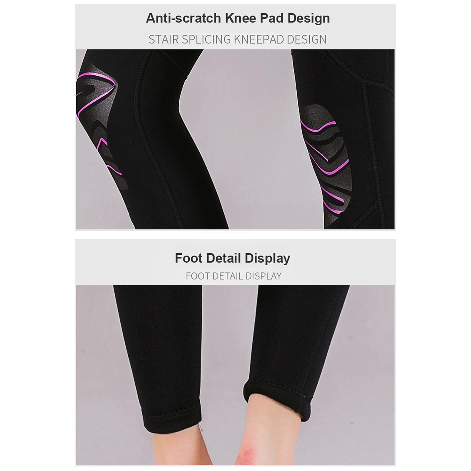 3mm Neoprene Wetsuit for Women - Full Body Scuba Diving Suit with Long Sleeves & Back Zip - Warm & Flexible for Surfing, Swimming & Water Sports - Perfect for Cold Water Diving, Snorkeling & Beach Activities