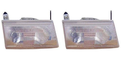 1997-2007 Ford Econoline Super Duty Headlights Assembly - CAPA Certified Pair for Replacement - Perfect for Night Driving & Off-Road Use