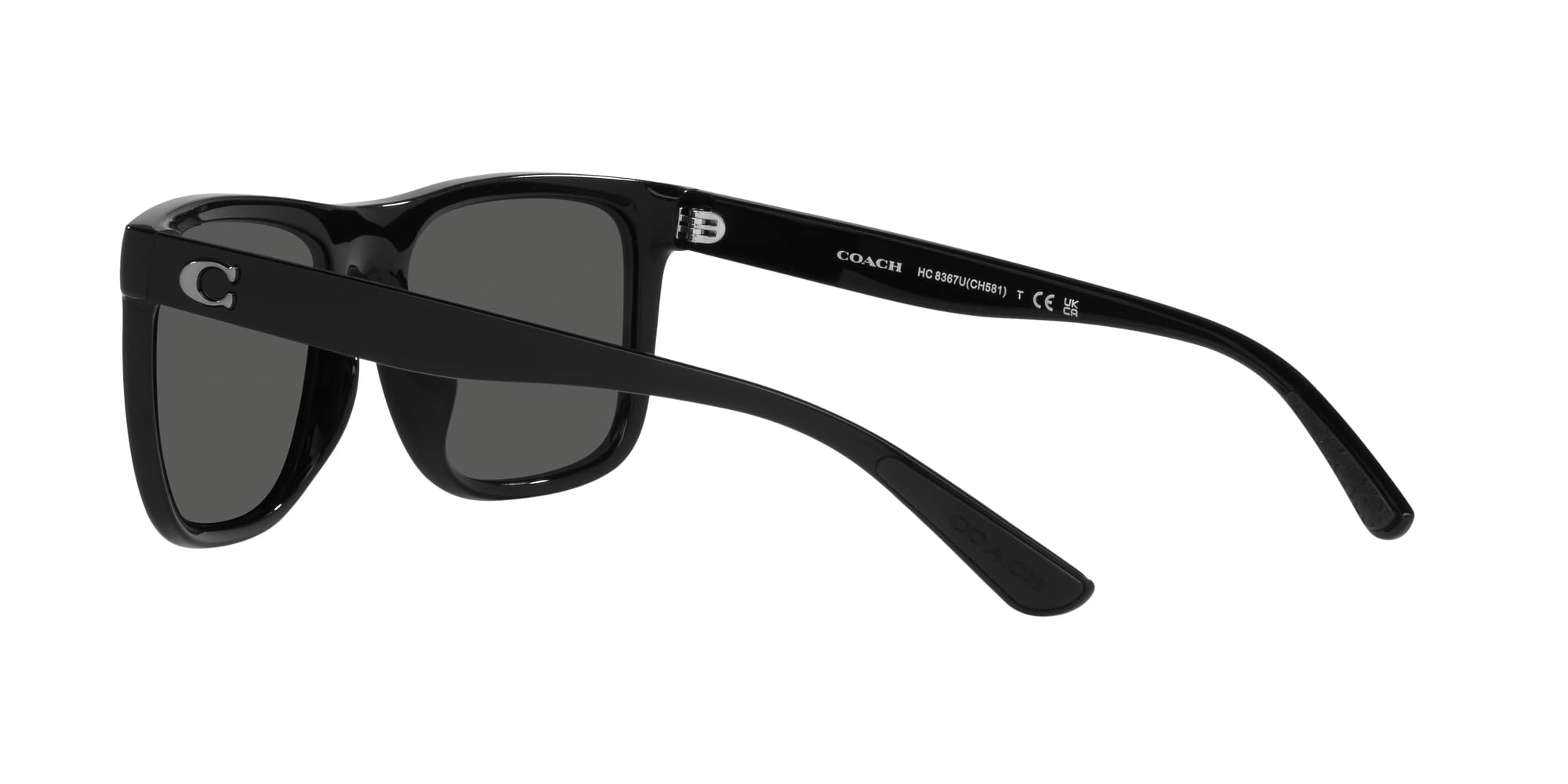 Coach HC8367U Men's Square Sunglasses - Classic Universal Fit for Casual & Outdoor Activities | UV Protection & Stylish Design