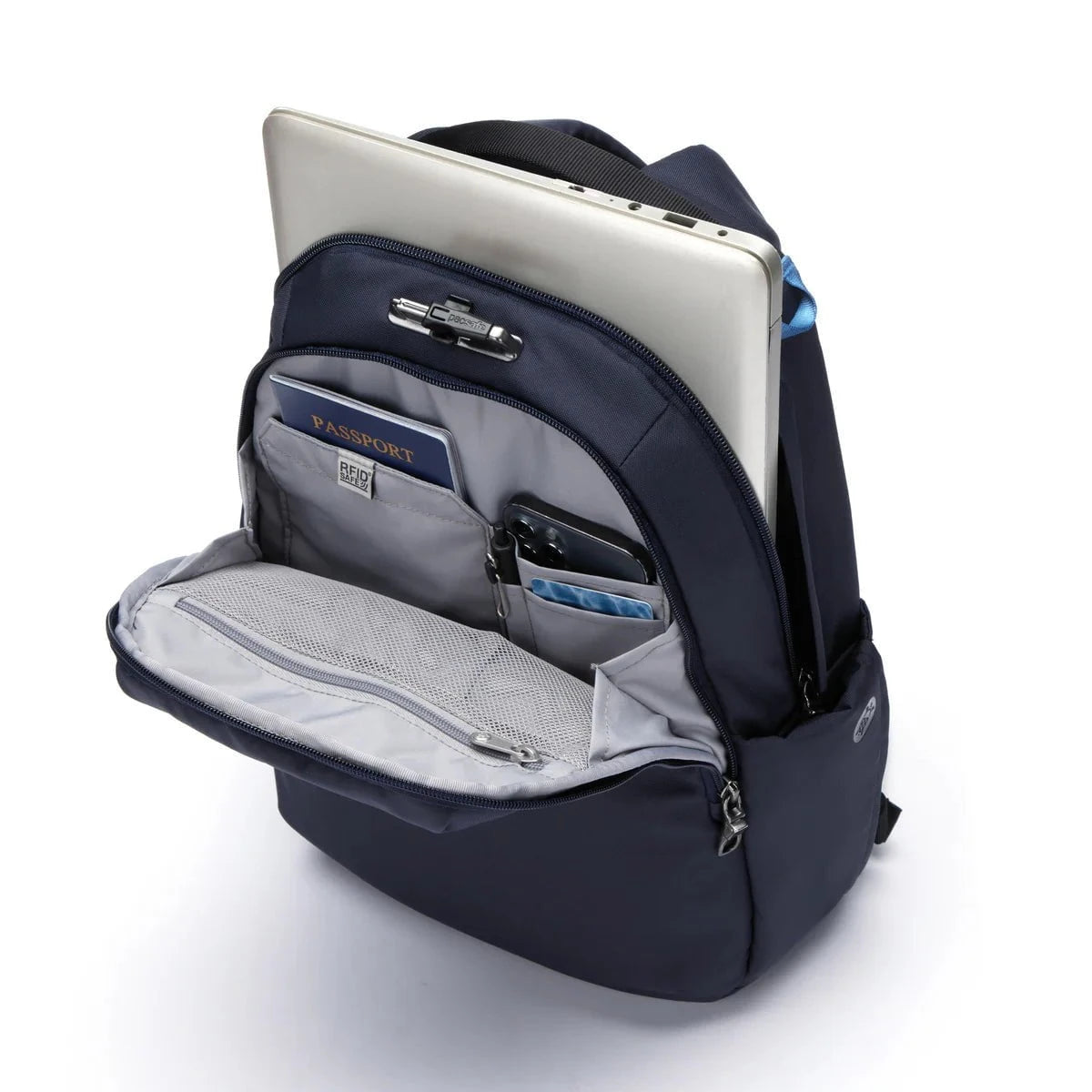 Pacsafe V 16L Anti-Theft Travel Backpack - Secure & Durable Daypack for Commuting, Hiking & Urban Exploration - RFID Protection & Cut-Resistant Straps