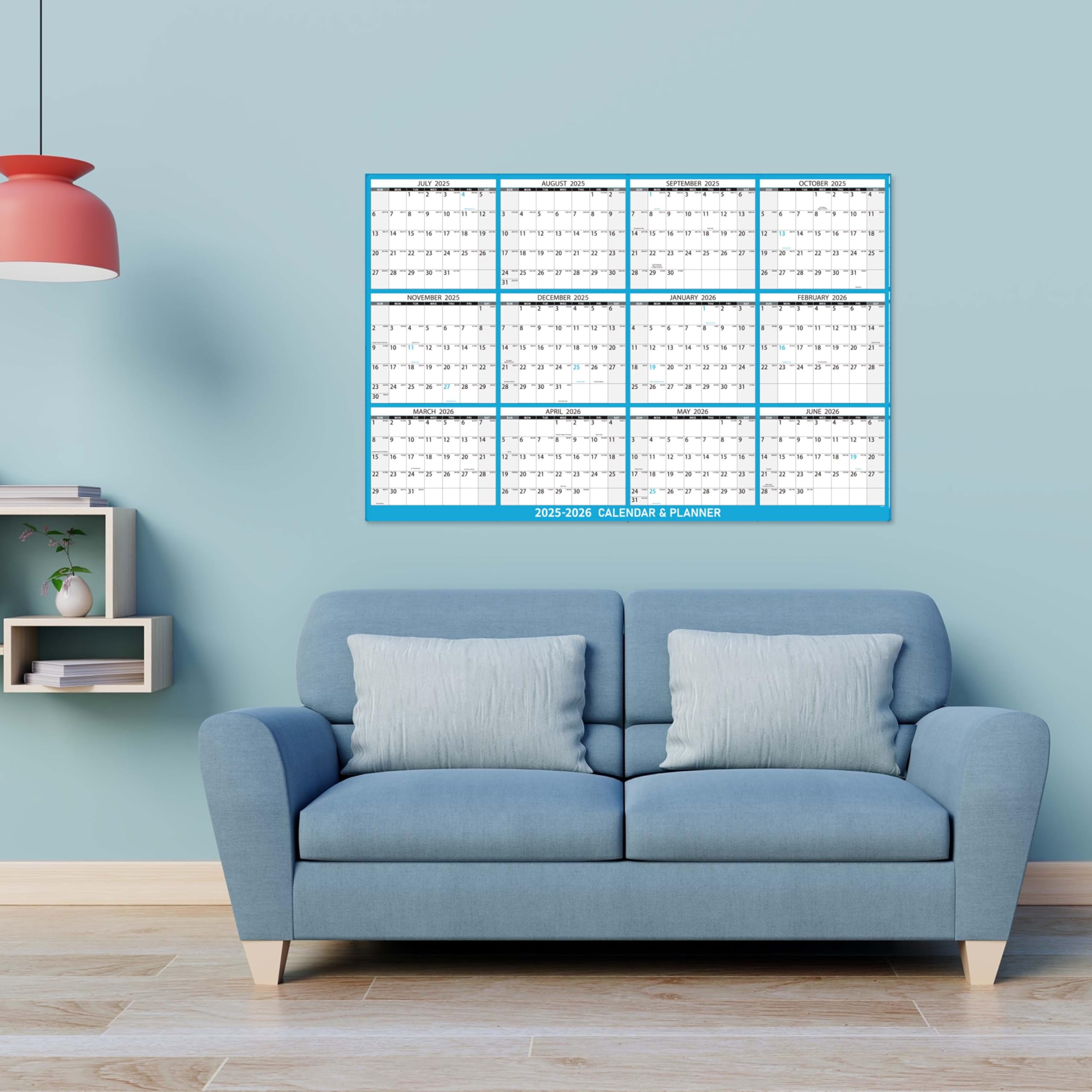 2025-2026 Dry Erase Wall Calendar - 23