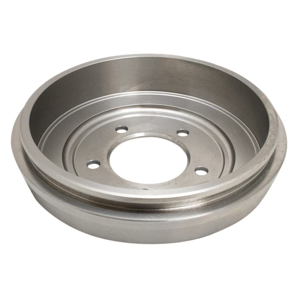 TRQ Rear Brake Drum Pair Set - Compatible with 2008-2009 Dodge Avenger, 2007-2012 Dodge Caliber, 2008-2014 Jeep Compass/Patriot, 2007-2009 Chrysler Sebring - Perfect for Smooth Braking & Vehicle Maintenance