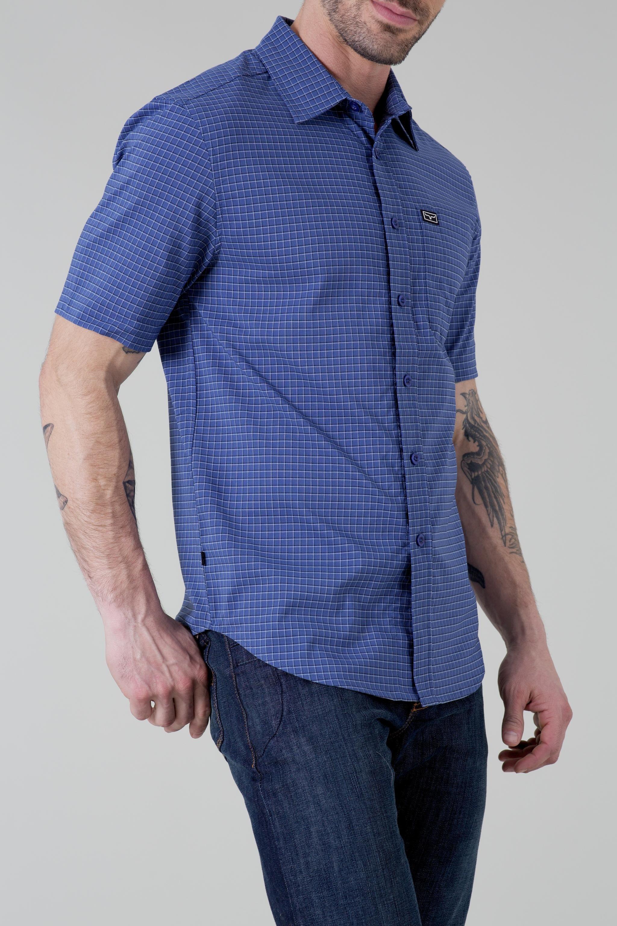 Men's Spyglass Short Sleeve Dress Shirt - Slim Fit Business Casual Shirt for Office & Summer Wear