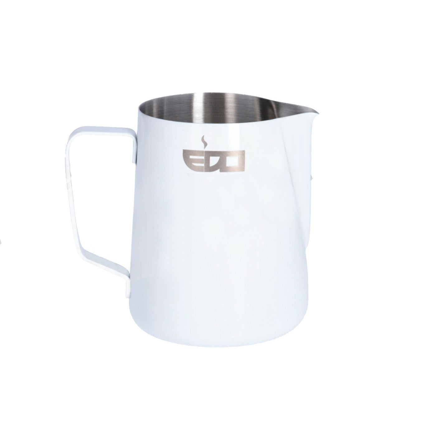 Professional EDO Barista Milk Pitcher - 20oz Stainless Steel Coffee Frothing Jug for Latte Art, Perfect for Home & Commercial Espresso Machines - Ideal for Coffee Shops, Cafes & Baristas