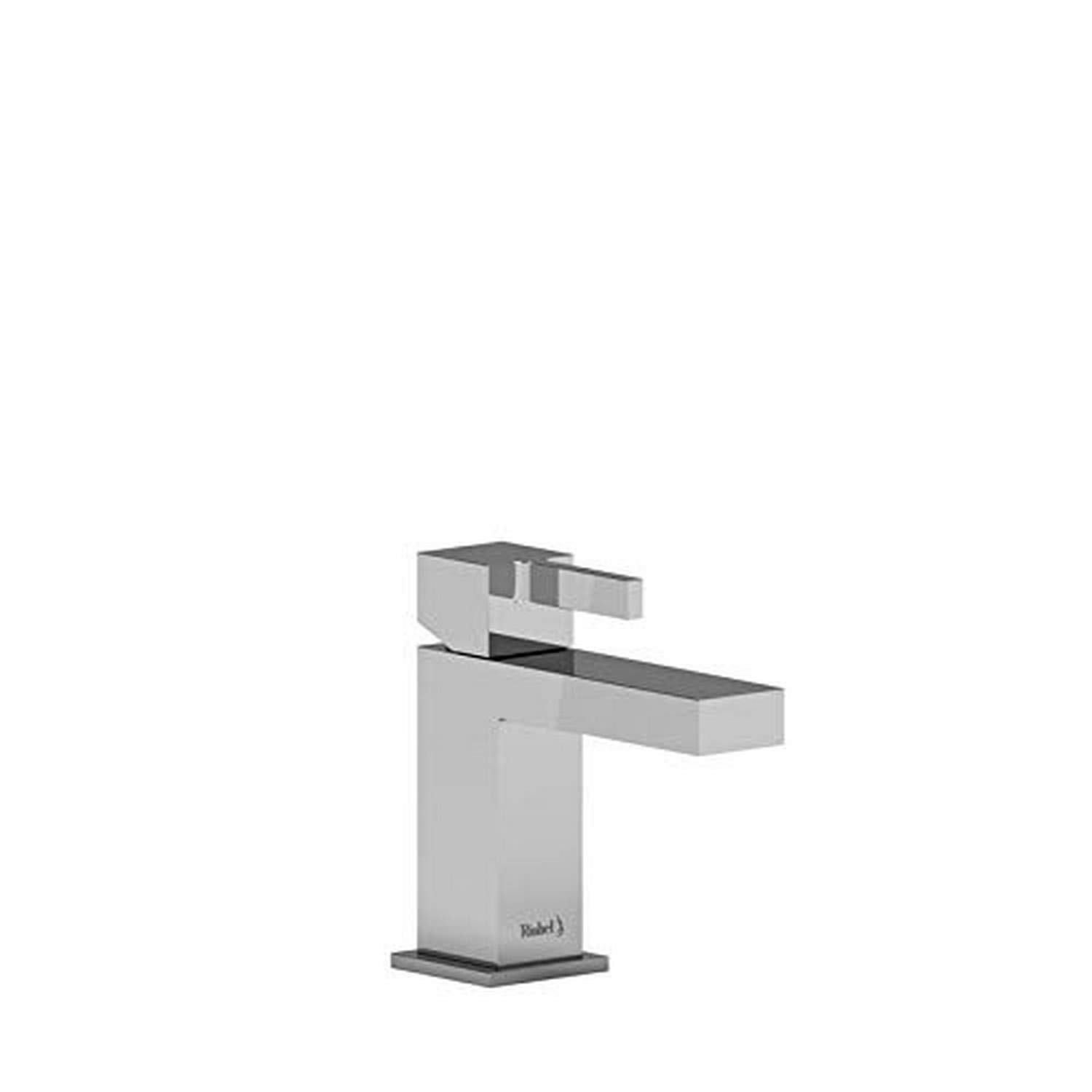 Riobel MZS00BN-05 Single Hole Bathroom Sink Faucet Without Drain - Modern Matte Black Finish for Vanity & Powder Room - Perfect for Small Spaces & Contemporary Home Decor