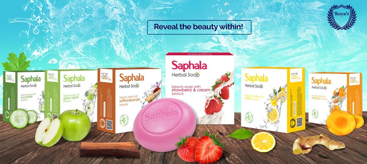 Koya's Saphala Herbal Neem Soap - 100g Each (Pack of 7 Bars) | Natural Ayurvedic Cleanser for Acne, Eczema & Skin Irritations | Perfect for Daily Face & Body Wash