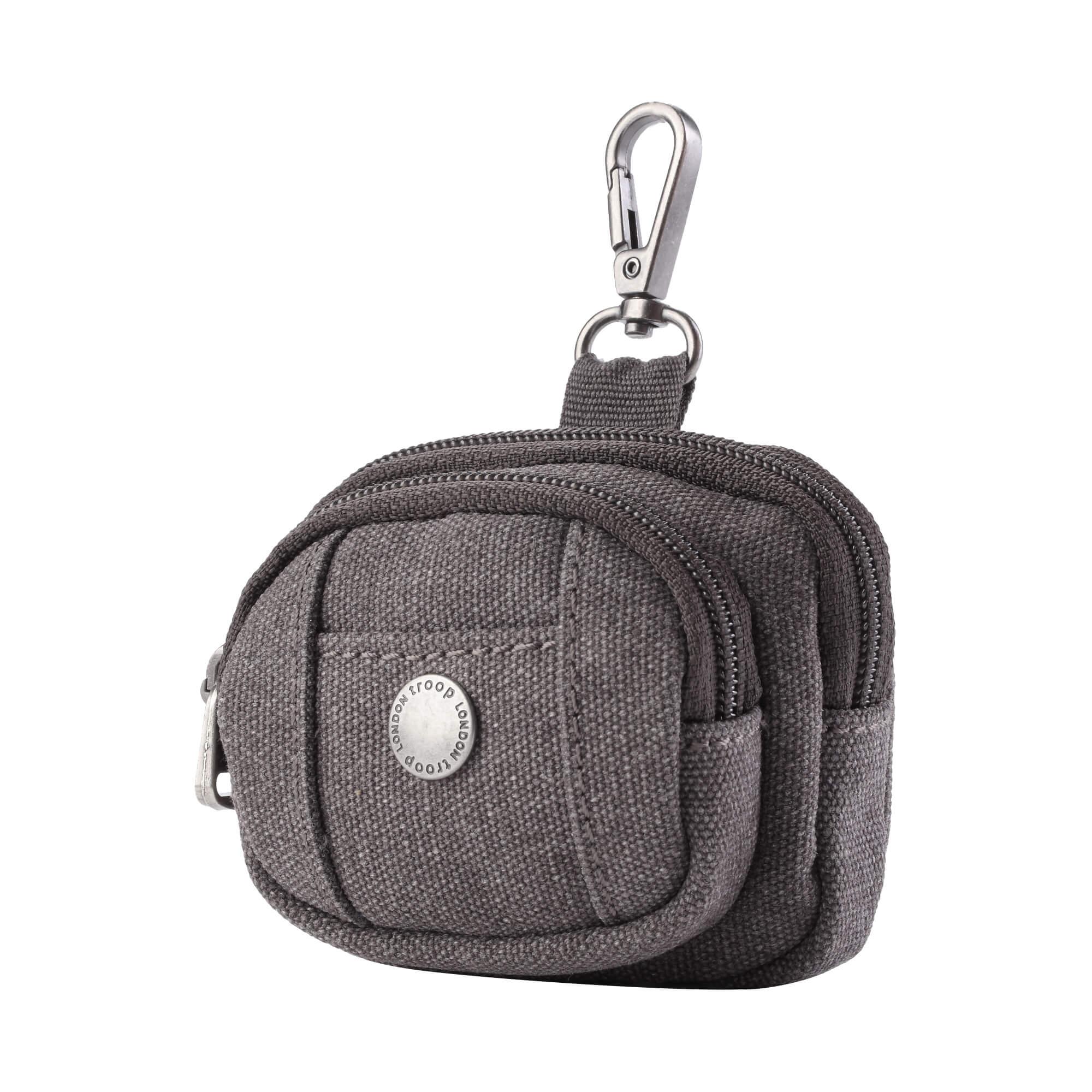 Troop London Classic Exquisite Bag Charm (Horizontal) - Stylish Leather Keychain for Handbags, Luggage & Backpacks - Perfect Travel & Everyday Accessory