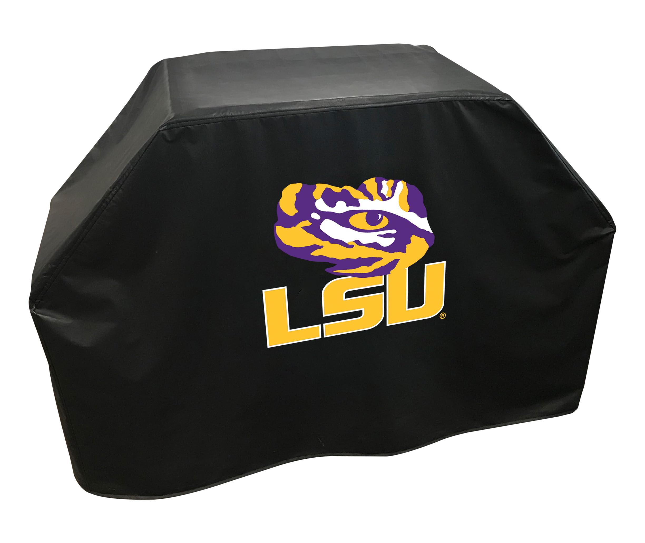 LSU Tigers Heavy Duty 72-Inch BBQ Grill Cover - Waterproof, UV Resistant, Fits Louisiana State University Gas & Charcoal Grills - Perfect for Tailgating, Backyard BBQs & Outdoor Parties
