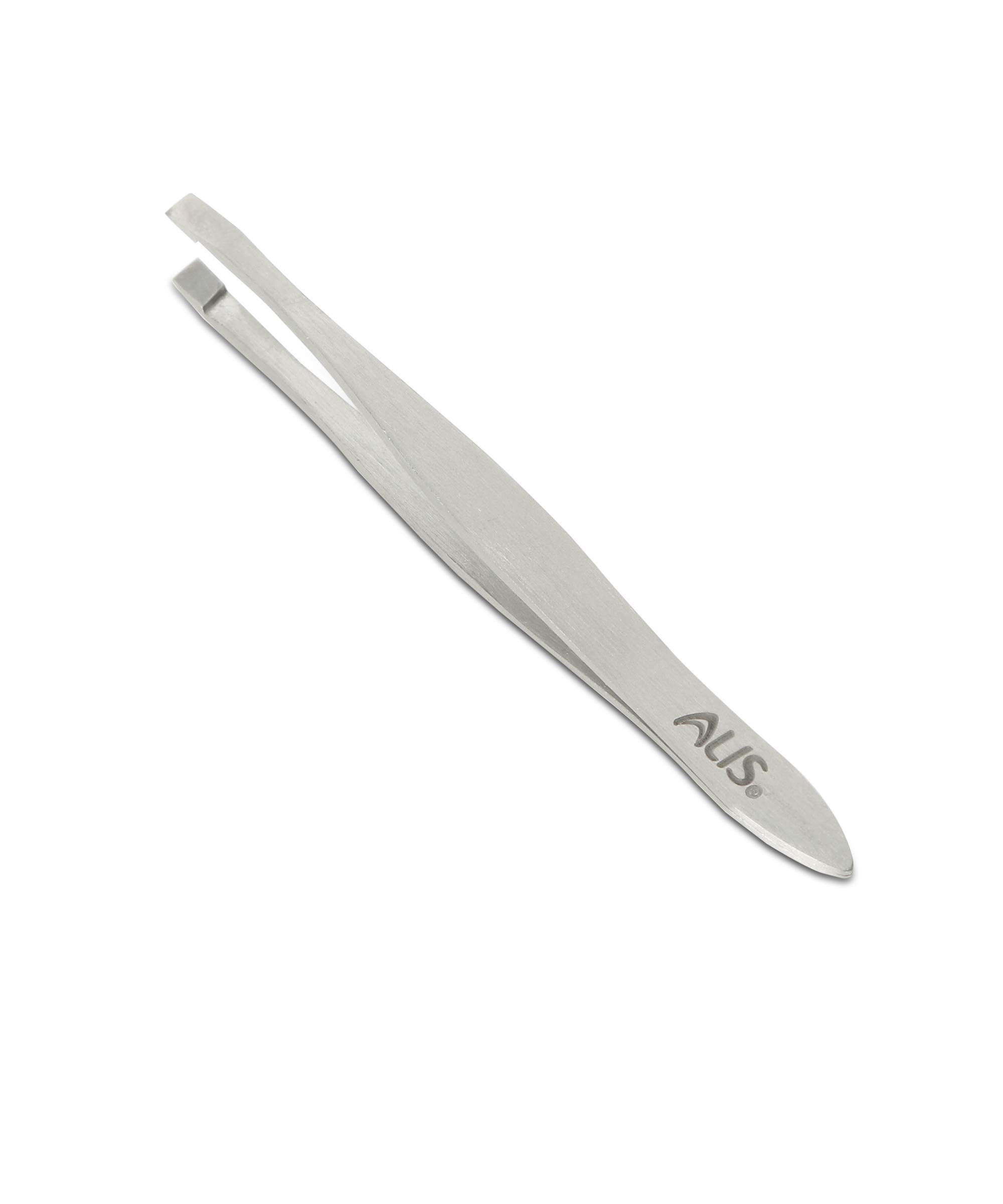 Alis Precision Eyebrow Tweezers for Facial Hair Removal - Surgical Grade Stainless Steel Ingrown Hair Tweezer | Perfect for Eyebrow Shaping, Splinter Removal & Personal Grooming