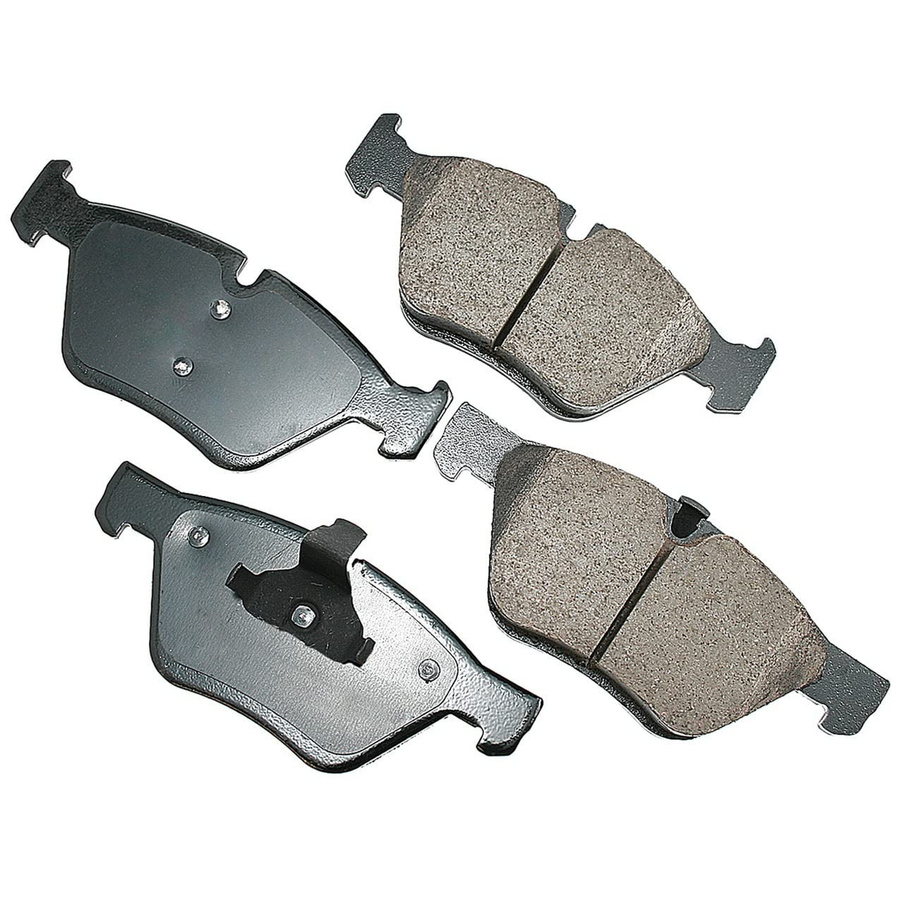 Akebono EUR1061 Ceramic Disc Brake Pads - Low Noise & Dust-Free Performance for European Cars - Perfect for Daily Commuting & City Driving