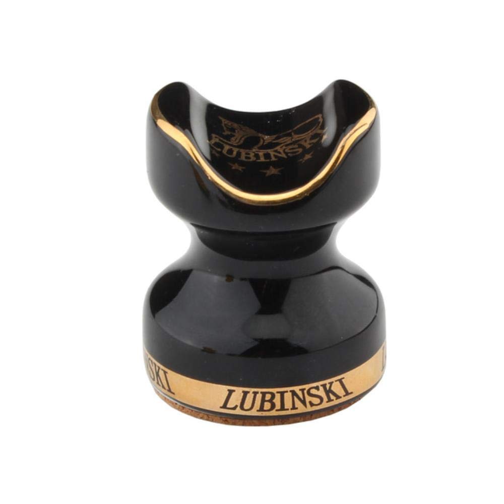 Portable Ceramic Cigar Stand Holder - Mini Outdoor Ashtray for Cuban Cigars (1-Piece, Black) | Perfect for Travel, Smoking Lounges & Backyard Relaxation