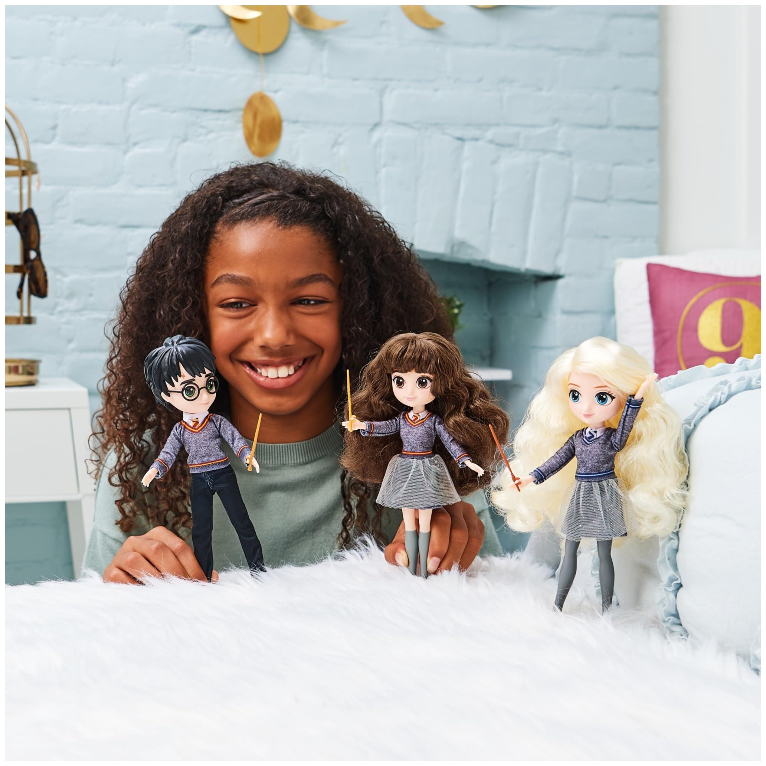 Harry Potter Hermione Granger 8-inch Doll - Collectible Toy for Kids Ages 5+ | Perfect for Birthday Gifts, Christmas Presents & Harry Potter Themed Parties