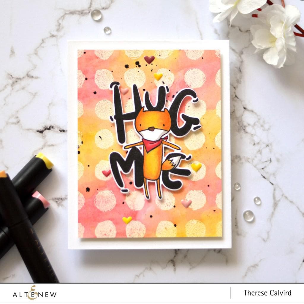 Hug Me Stamp & Die Bundle Set for Card Making, Scrapbooking, DIY Crafts - Perfect for Greeting Cards, Invitations, and Paper Projects