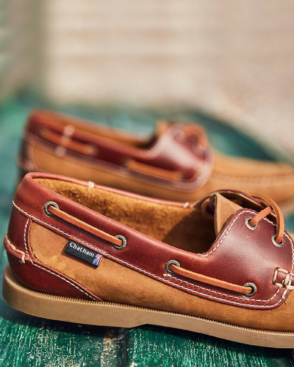 Chatham Men's Bermuda II G2 Leather Boat Shoes - Comfortable Slip-On Loafers for Casual Wear, Sailing & Outdoor Activities