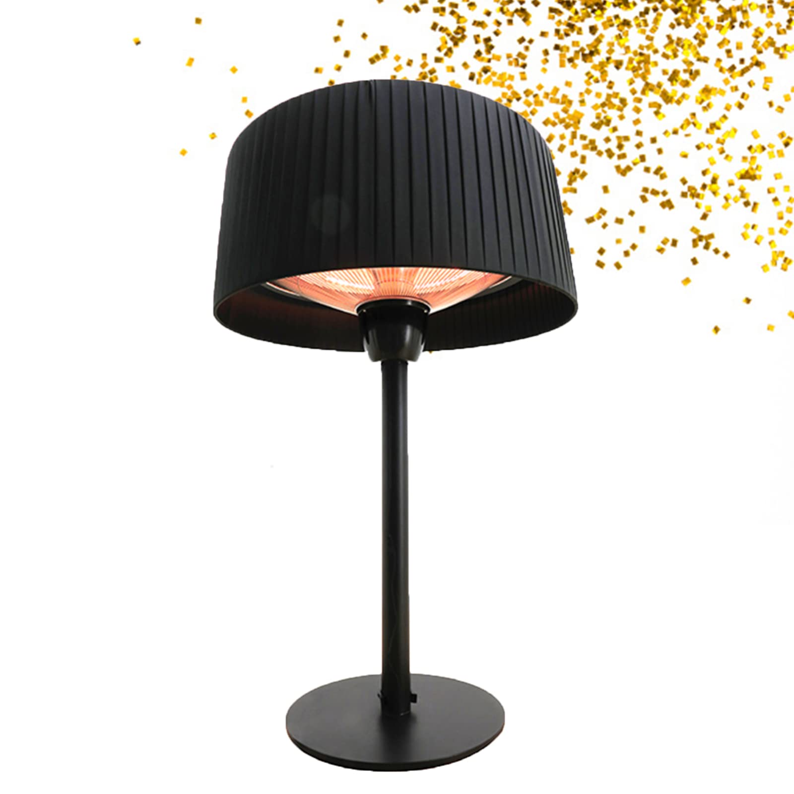 Outdoor Infrared Electric Heater 1500W - Waterproof IP55 Patio Table Top Heater for Yard, Courtyard & Christmas Decorations - Perfect for Outdoor Dining, Camping & Winter Gatherings