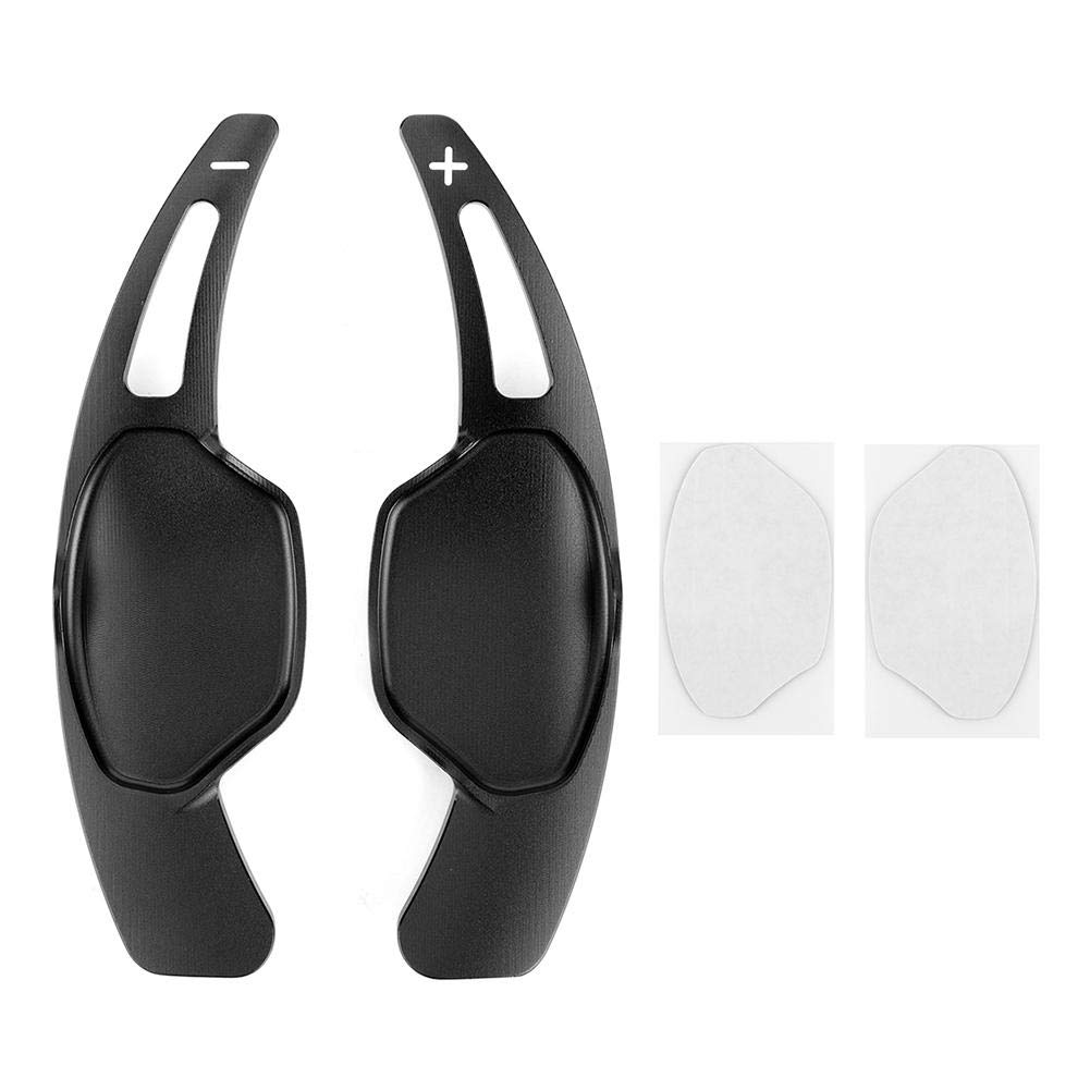 Senyar Aluminum Alloy Steering Wheel Shift Paddle Extensions - Compatible with Cadillac XTS 2013-2018 Models (Black) | Premium Car Accessory for Enhanced Driving Performance & Sporty Feel | Perfect for Racing Enthusiasts & Performance Upgrades