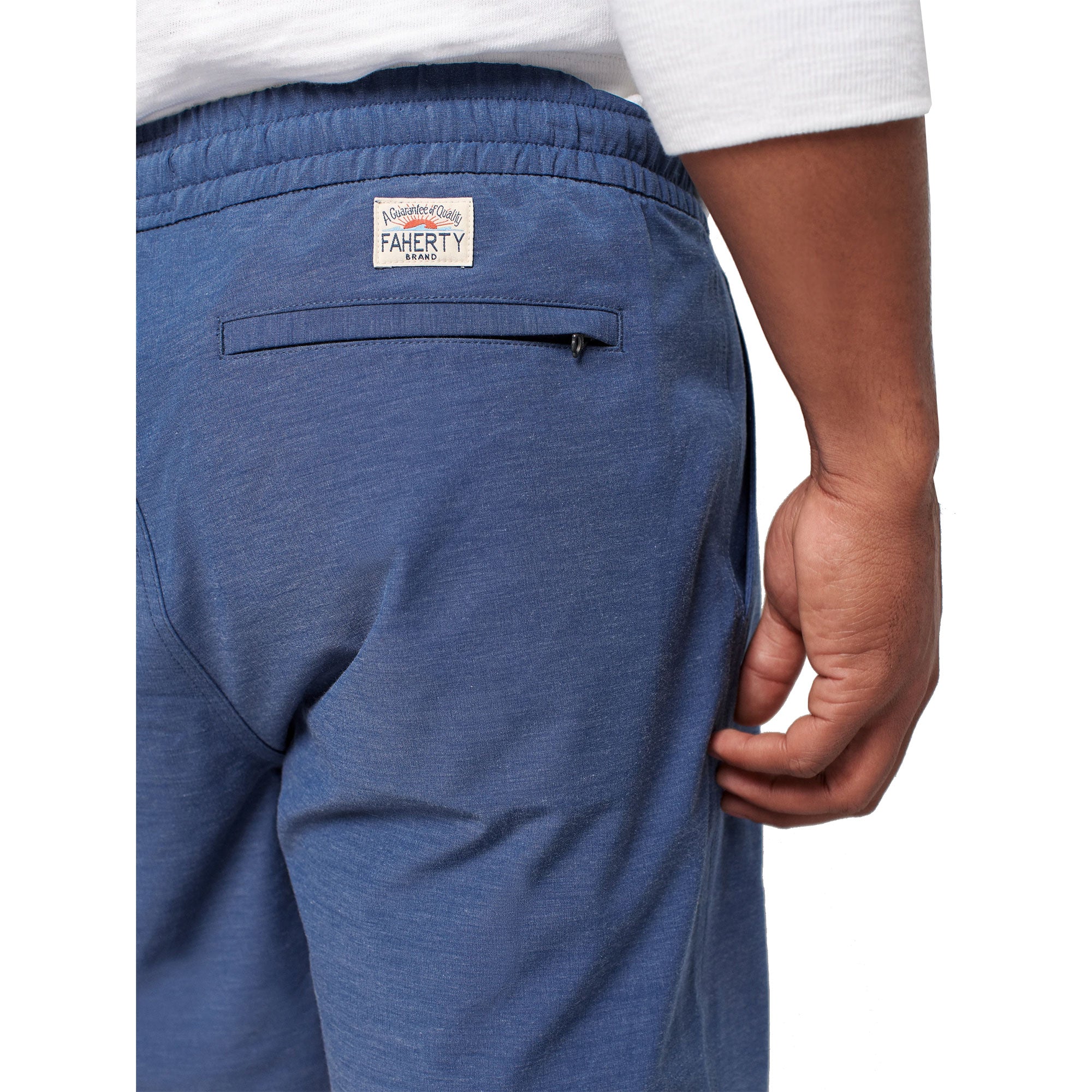 Faherty Men's Pull-On All-Day Comfort 8-Inch Shorts - Perfect for Casual Wear, Beach, and Outdoor Activities