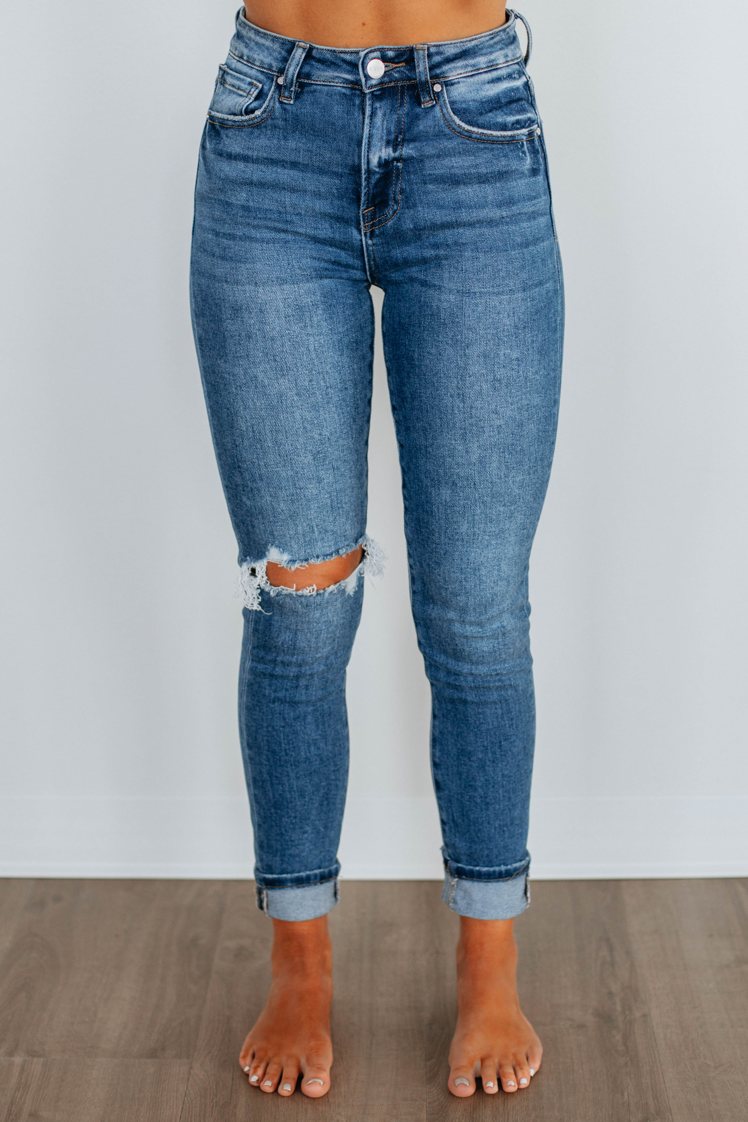 Autumn Risen Jeans for Women - High Waist Stretch Denim Pants, Comfortable & Stylish Fall Fashion | Perfect for Casual Outings, Work & Date Nights