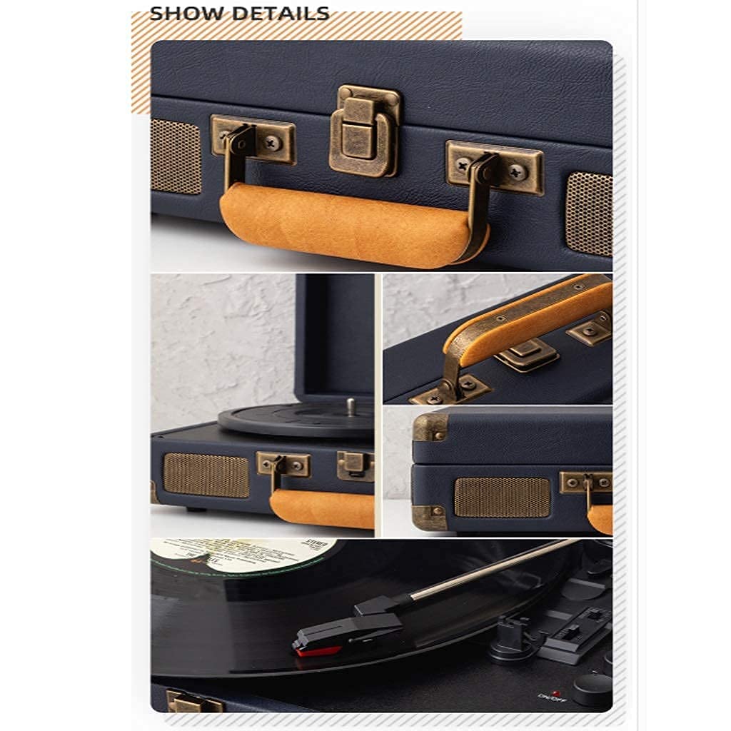 MaGiLL Retro Bluetooth Record Player Briefcase - Portable Vinyl & Bluetooth Speaker for Home, Office & Travel | Enjoy Music Anywhere