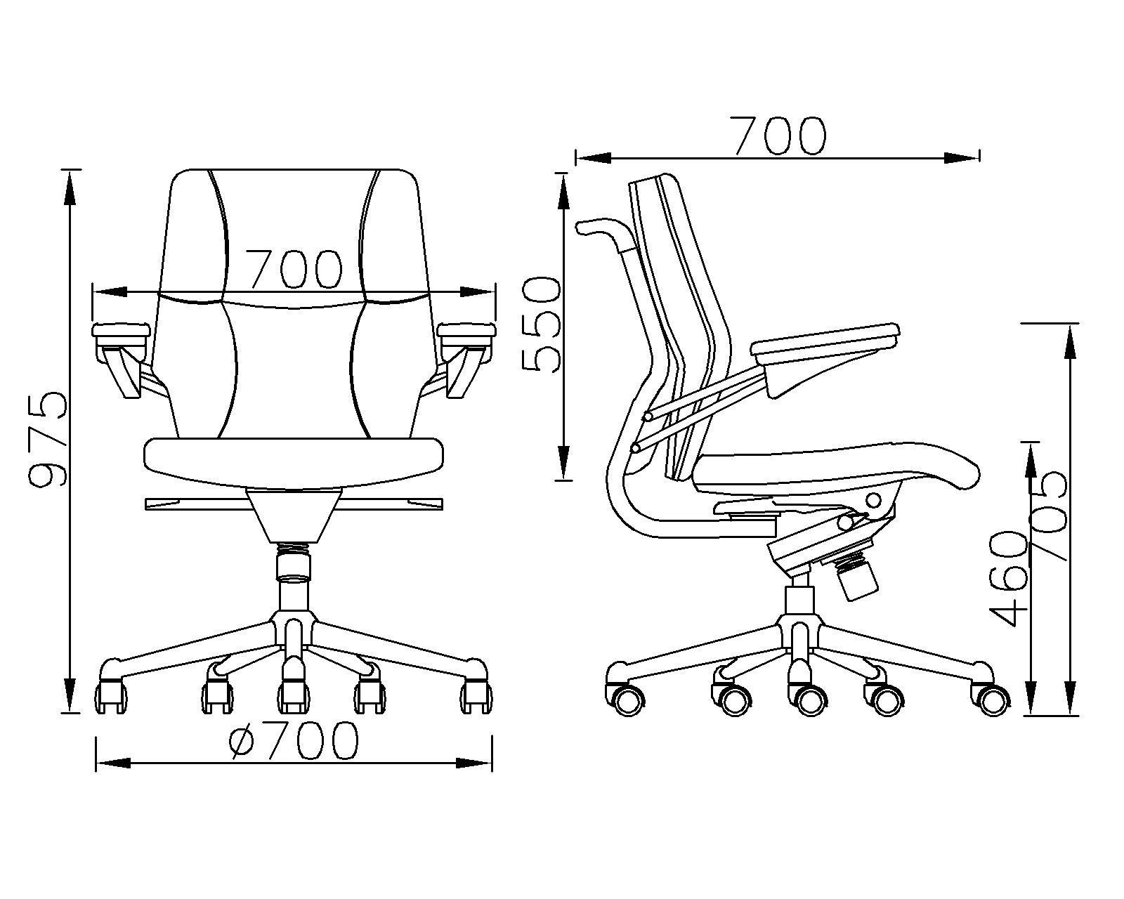 Premium Black Executive Office Chair - Ergonomic High Back Leather Chair for Home & Office Workspace, Conference Room, Gaming Desk - Adjustable Lumbar Support & Swivel Base