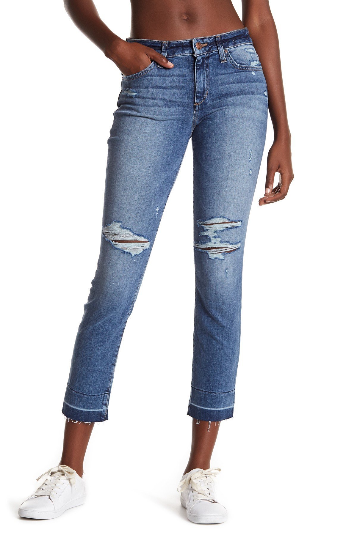 Joe's Jeans Women's Skinny Crop Jeans - High Waisted Stretch Denim Pants for Casual Wear & Everyday Outfits