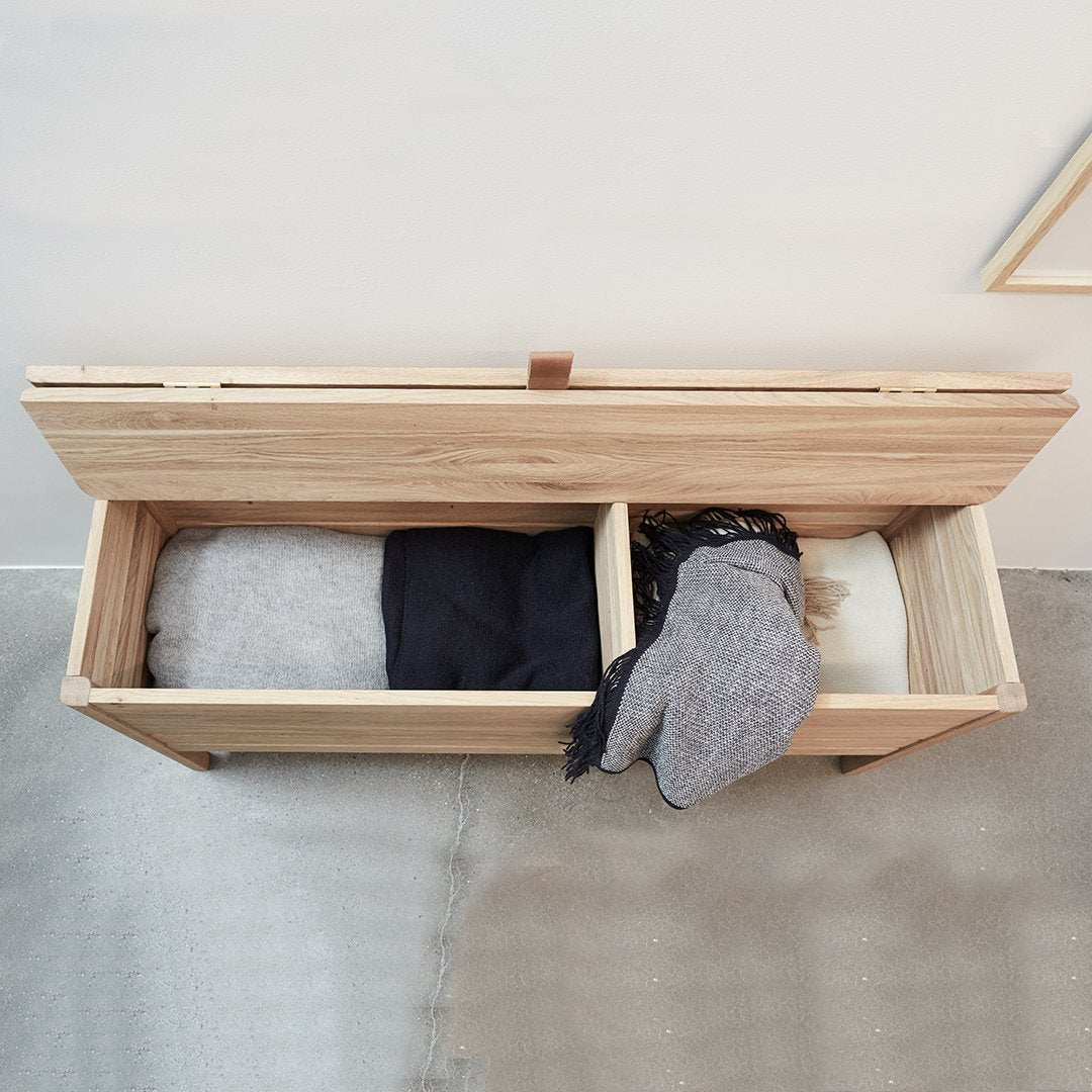 Stylish A-Line Storage Bench with Seat - Perfect for Entryway, Bedroom & Living Room Organization