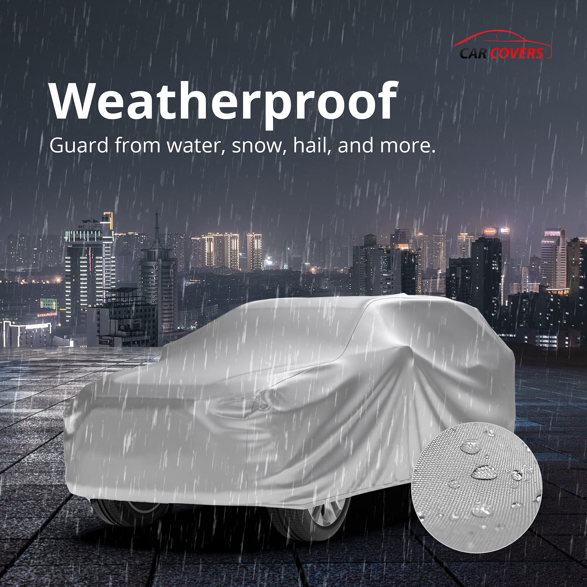 CarCovers Weatherproof SUV Cover with Theft Cable Lock - Compatible with Land Rover Discovery 1999-2004 - Outdoor Protection for All Seasons, Durable & Water-Resistant Accessory for Camping & Road Trips