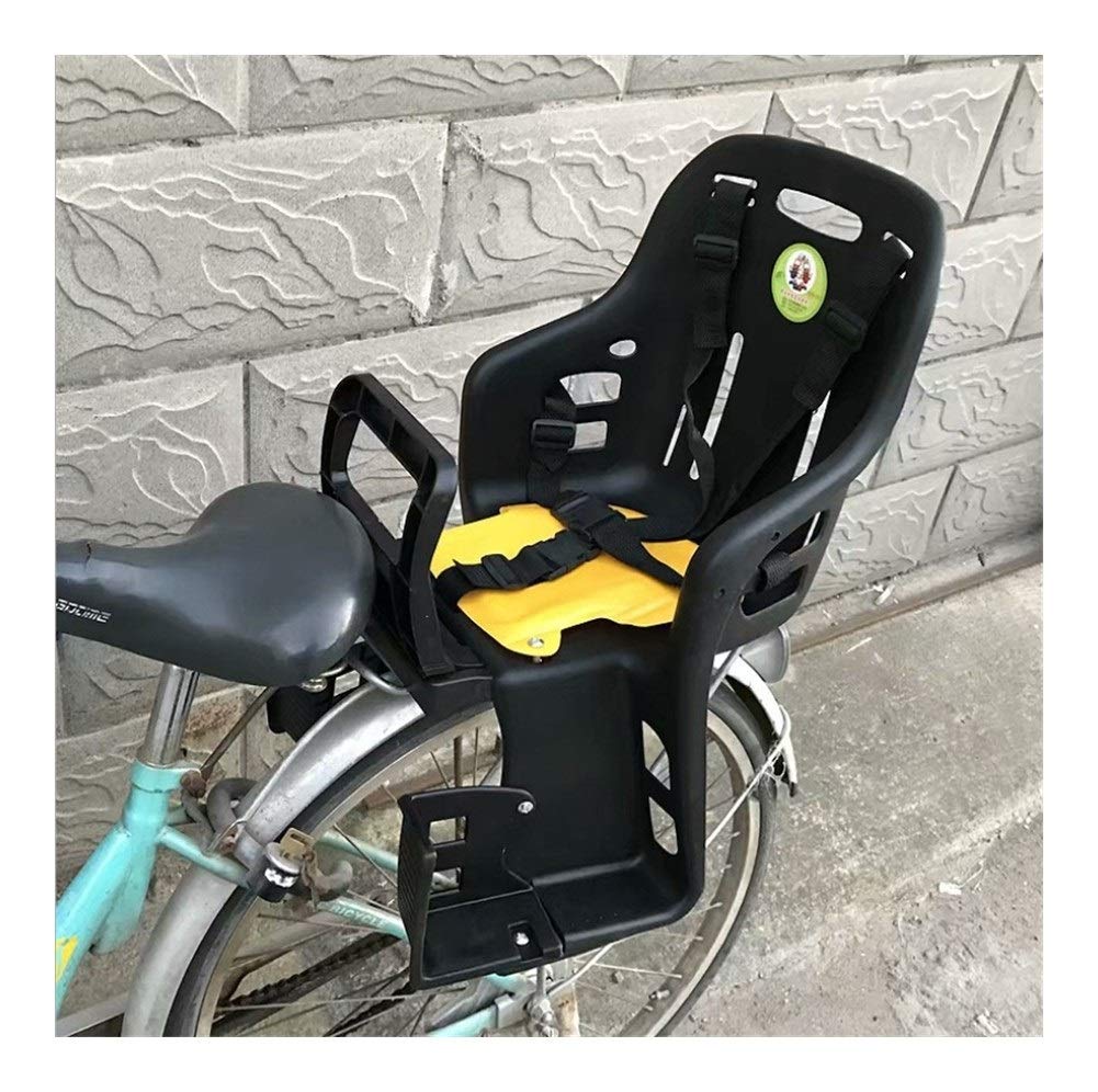 Adjustable Child Bike Seat for Adults - Safe & Comfortable Kids Bicycle Carrier for MTB & Road Bikes - Black YSJ - Perfect for Family Rides & Commuting