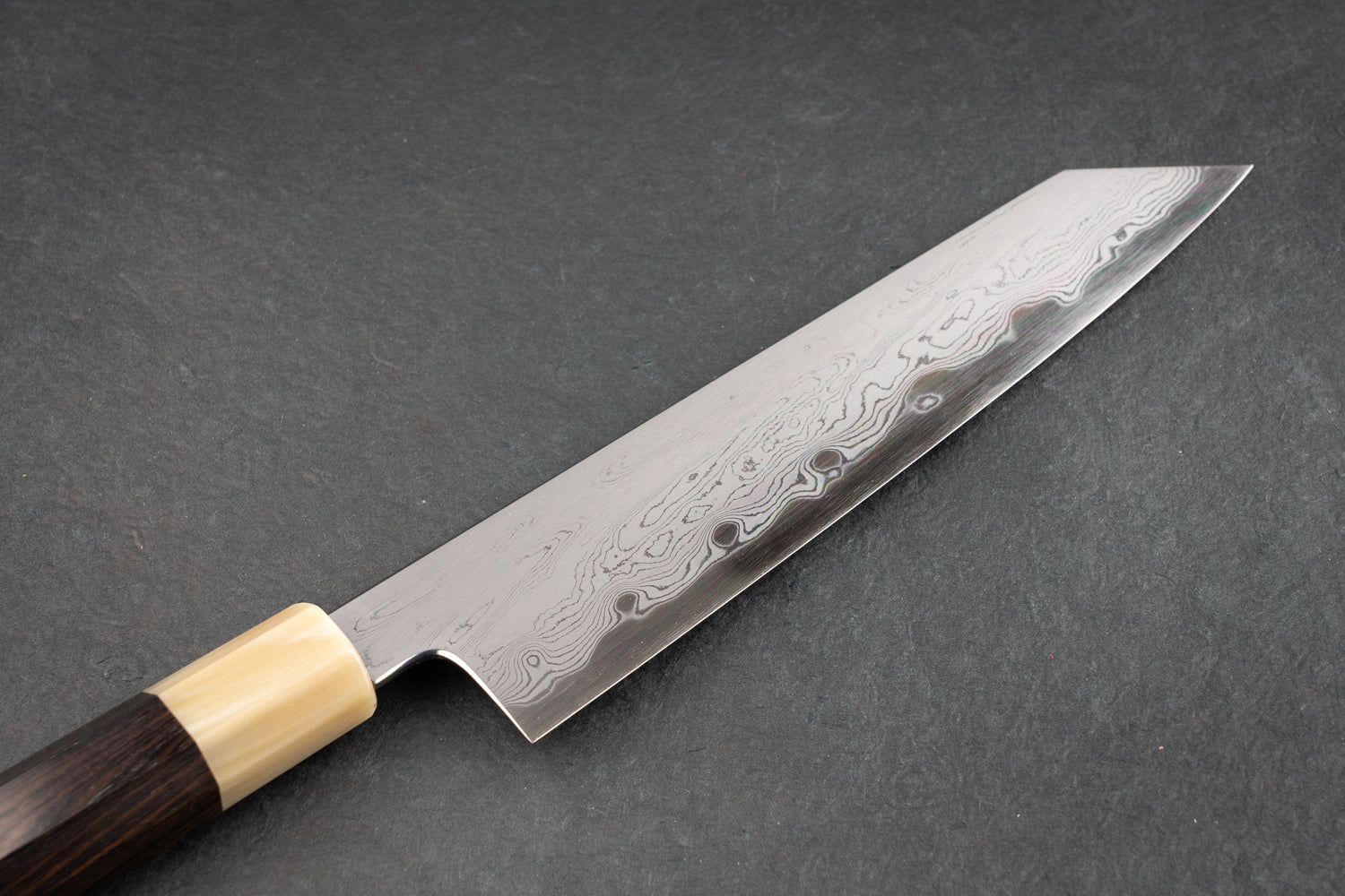 Premium Damascus Kiritsuke Gyuto 210mm - Satoshi Nakagawa x Naohito Myojin Aoichi Handcrafted Japanese Chef Knife for Professional Sushi & Meat Cutting - Perfect for Home Chefs & Culinary Enthusiasts