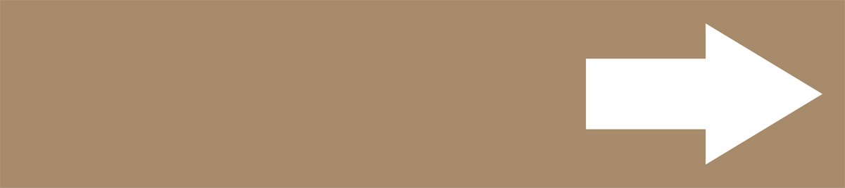 Accuform RPK765SSH Self-Adhesive Short Arrow Pipe Marker - 8