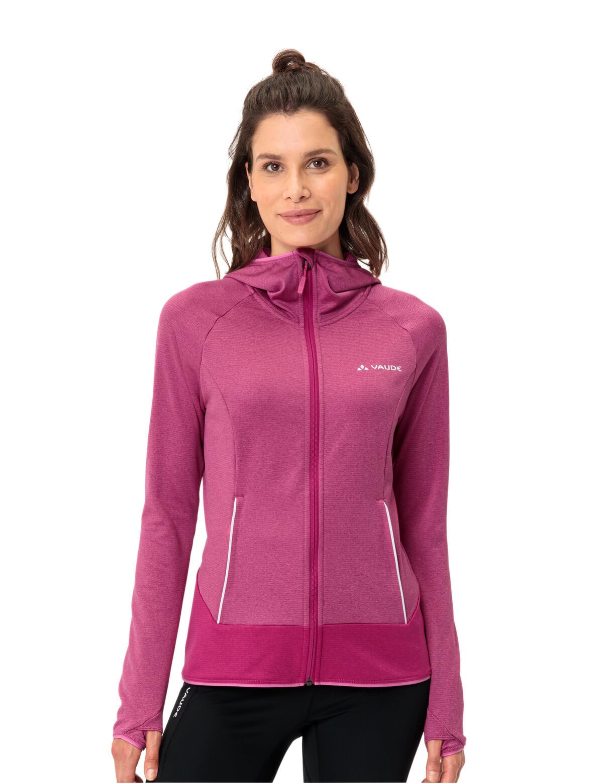 VAUDE Women's Tekoa Fleece Jacket II - Lightweight Warm Winter Fleece Jacket for Hiking, Camping & Outdoor Activities