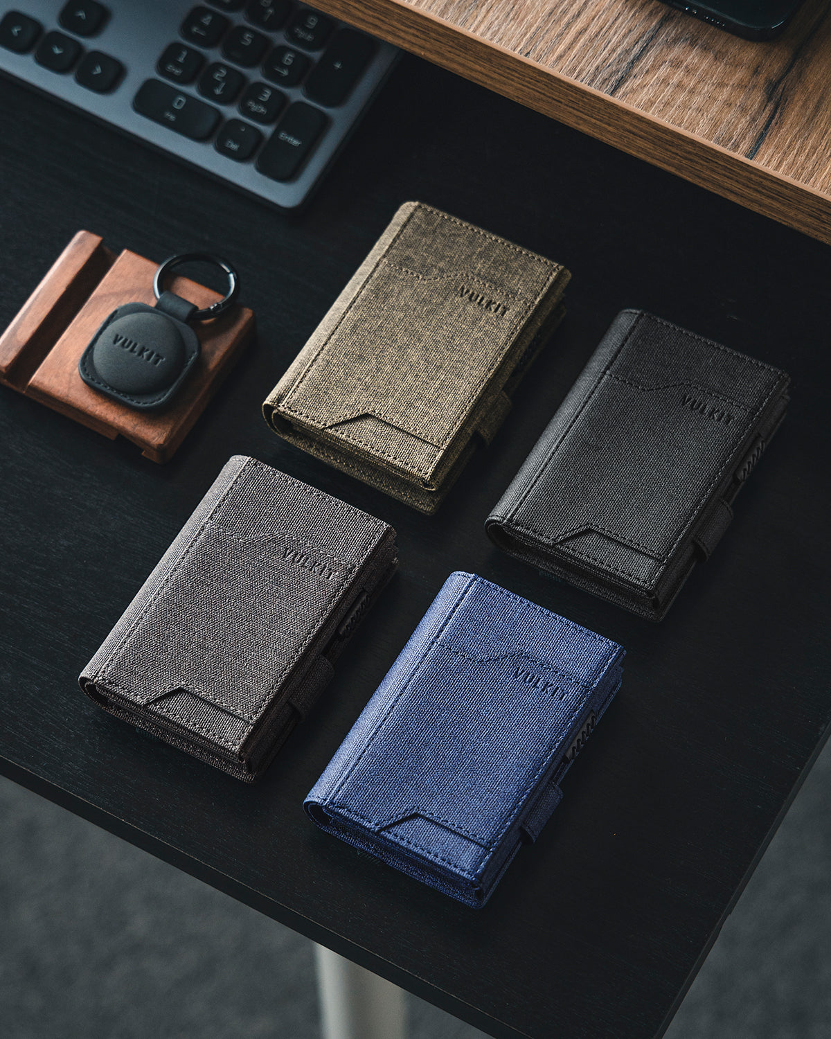 VC311 RFID Blocking Pop Up Wallet with Banknote Compartment & ID Window - Removable AirTag Holder (AirTag Not Included) - Perfect for Travel, Business & Everyday Use