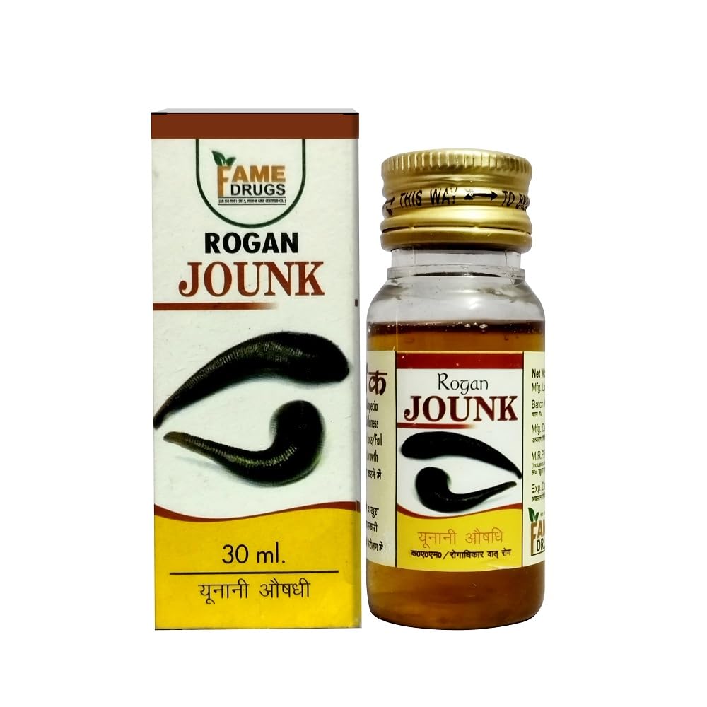 Jounk Hair Oil 30ml - Natural Leech Oil for Hair Growth & Hair Fall Control - Improves Hair Quality for Men & Women - Suitable for All Hair Types - Perfect for Daily Hair Care & Scalp Massage