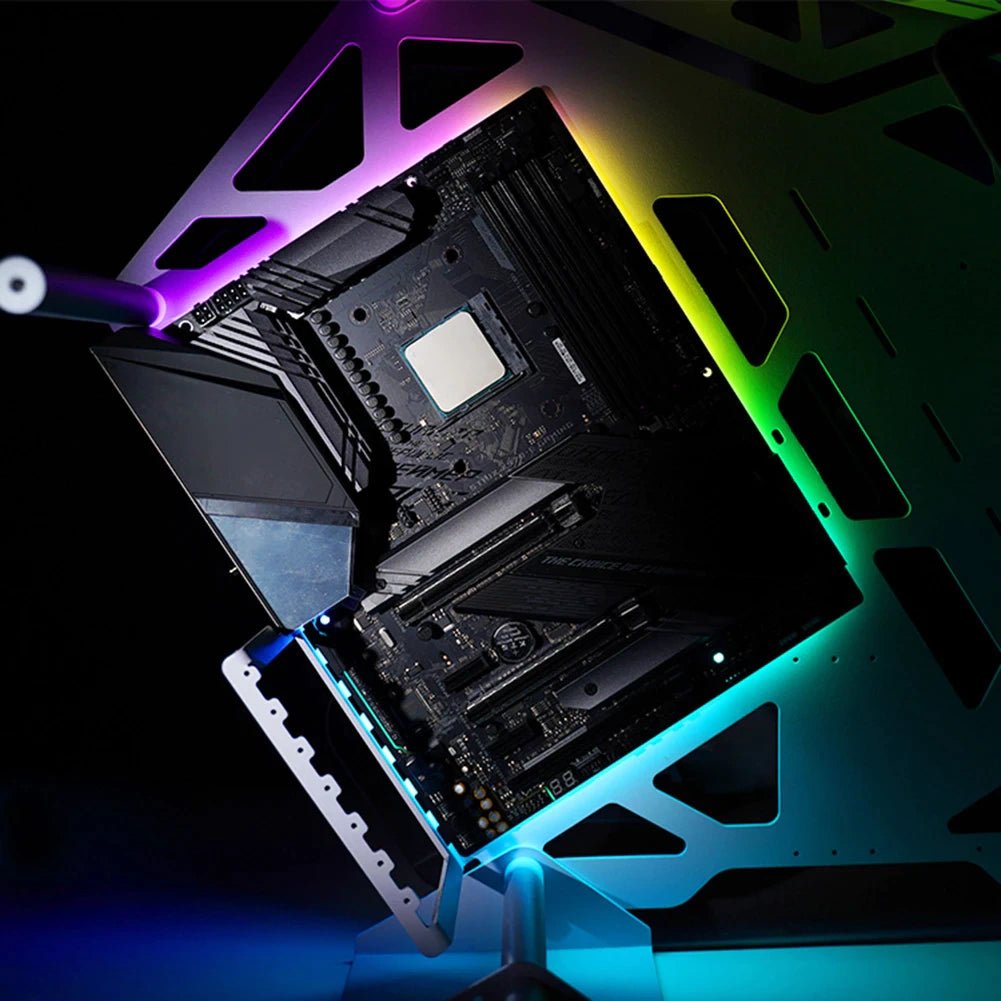 ZG Lighthouse ATX Motherboard Backlight ARGB 5V 3-Pin LED Strip - Perfect for PC Gaming Setup & DIY Computer Case Lighting