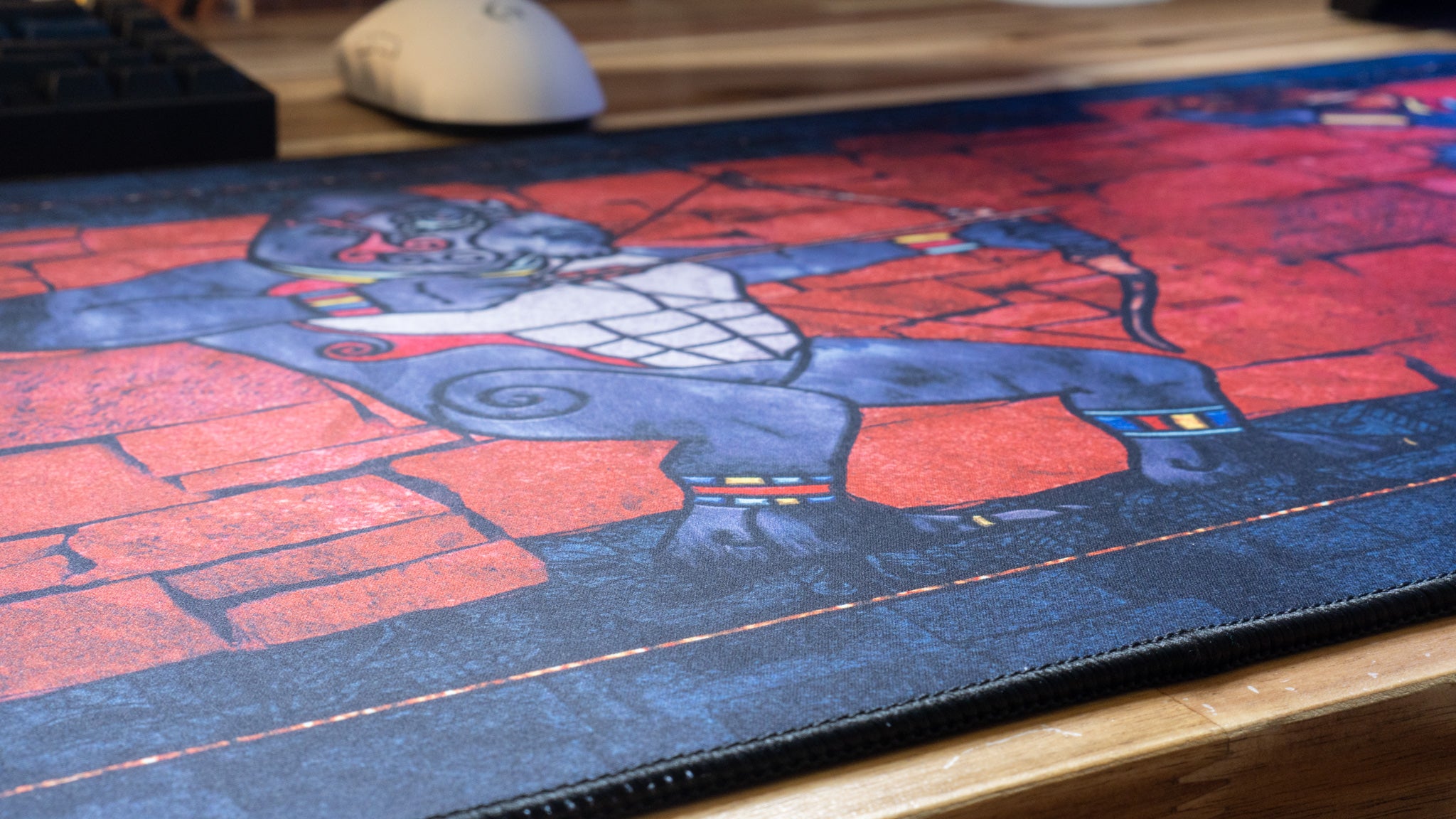 Rust Gaming XL Mouse Pad - CoconutB Ancient Books Limited Edition | Premium Desk Mat for PC & Console Gaming, Office & Home Workspace