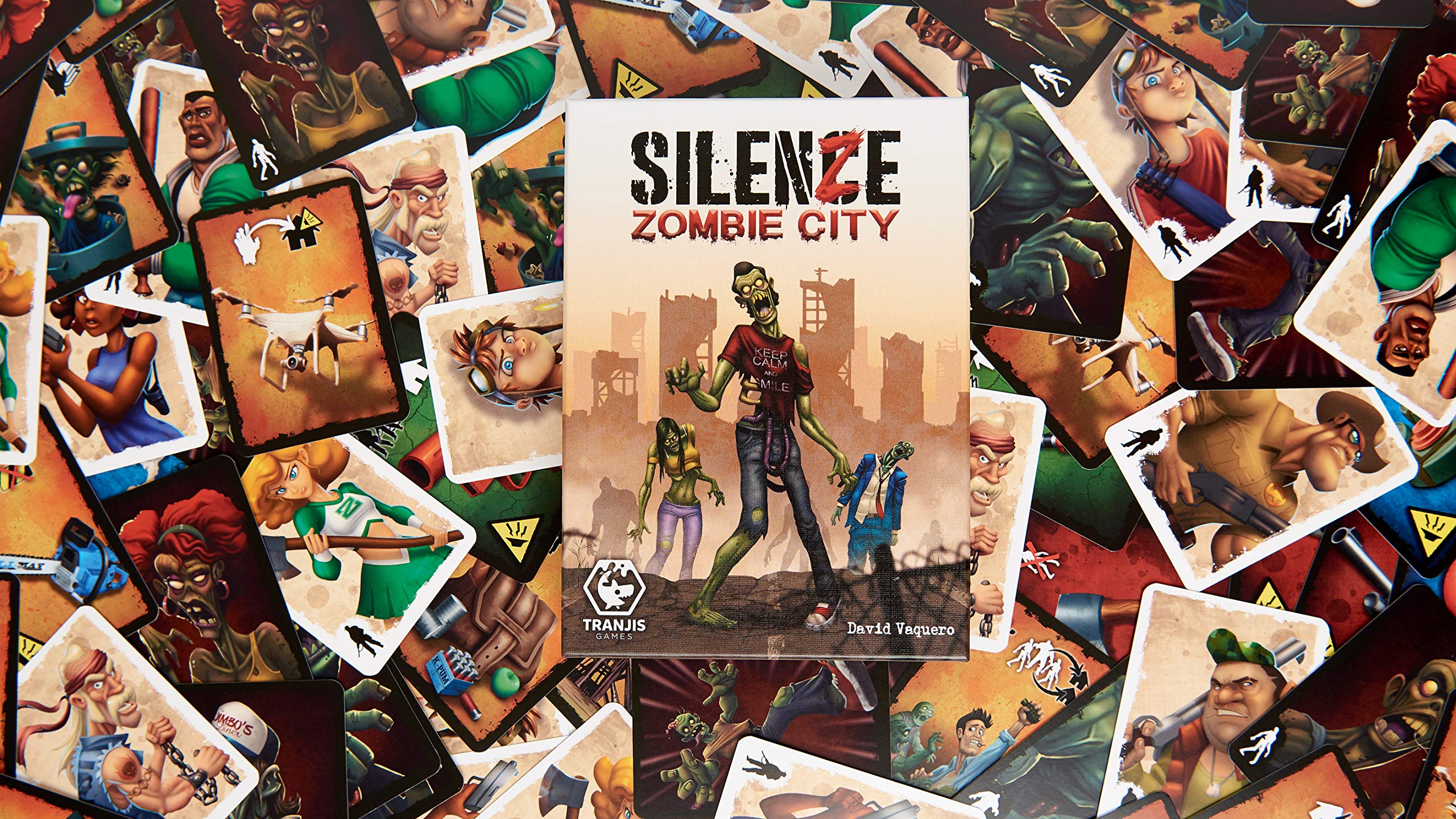 Tranjis Games SilenZe Zombie City Board Game (TRG-018zom) - Horror Survival Adventure
