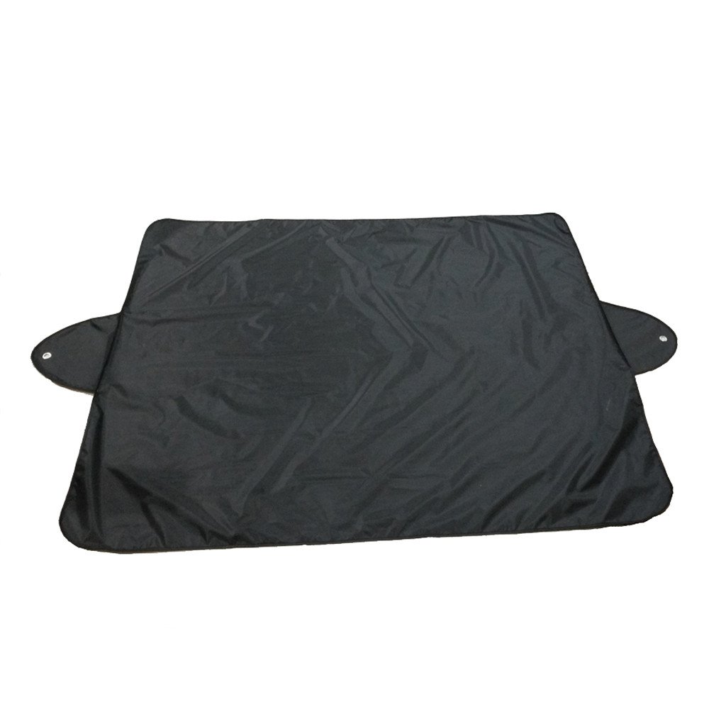 Premium Rear Protector Snow Shield & Windshield Ice Cover for Cars - Sun Visor & Interior Accessories (Black, One Size) - Perfect for Winter Protection & Summer Shade