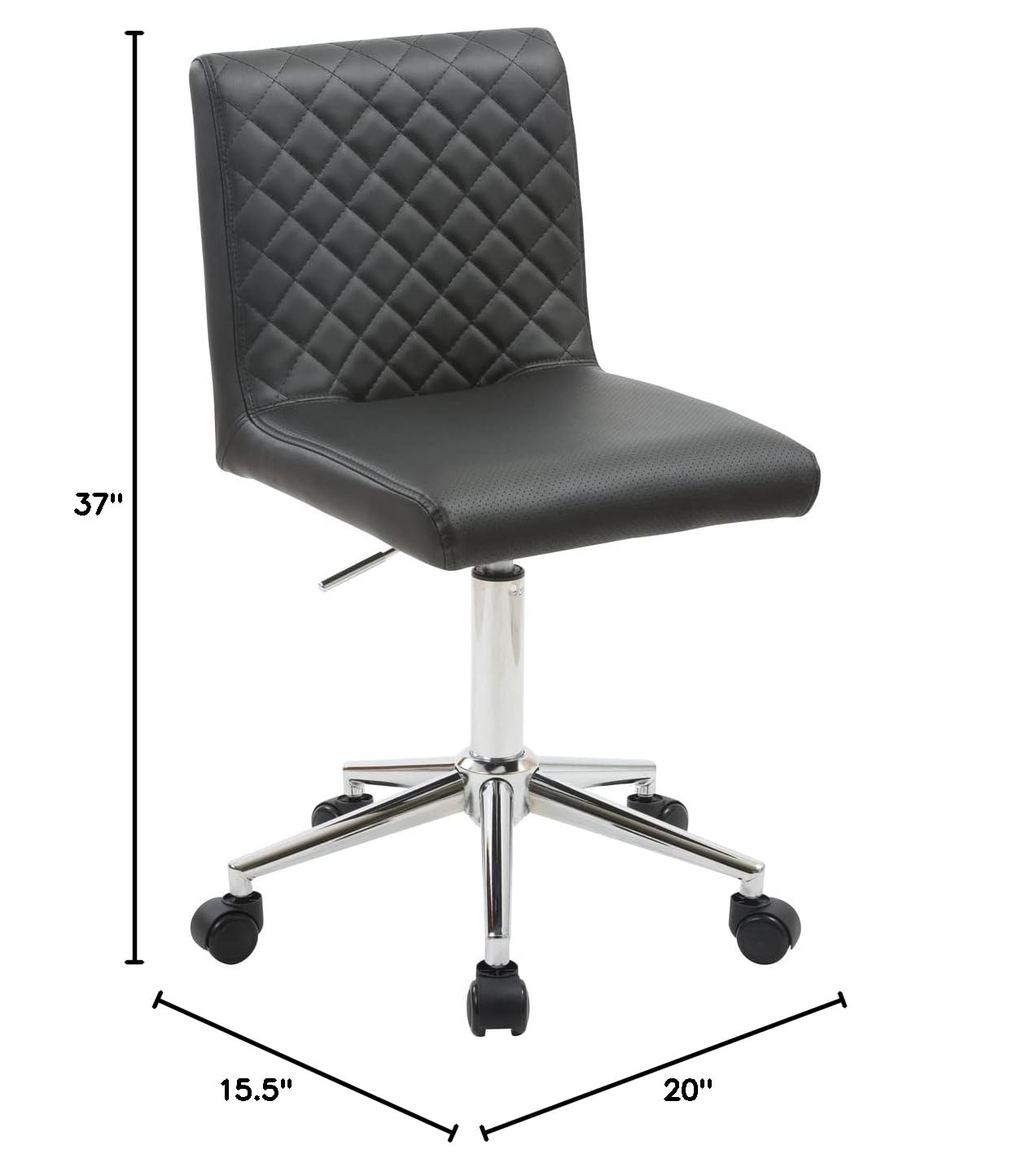 Best Contemporary Swivel Home Office Desk Chair - Ergonomic Master Furniture for Work & Study, Black - Perfect for Home Office, Gaming & Workspace Comfort